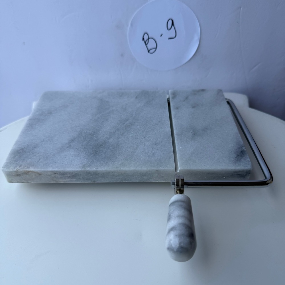 Vintage Marble‎ Cheese Slicer with Stainless Steel Wire - Kitchen Tool B-9